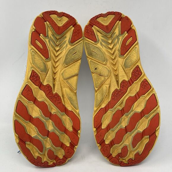 Hoka One One Clifton 8 Womens 7 Blue Mesh Running Walking Shoes Sneakers - Picture 14 of 16